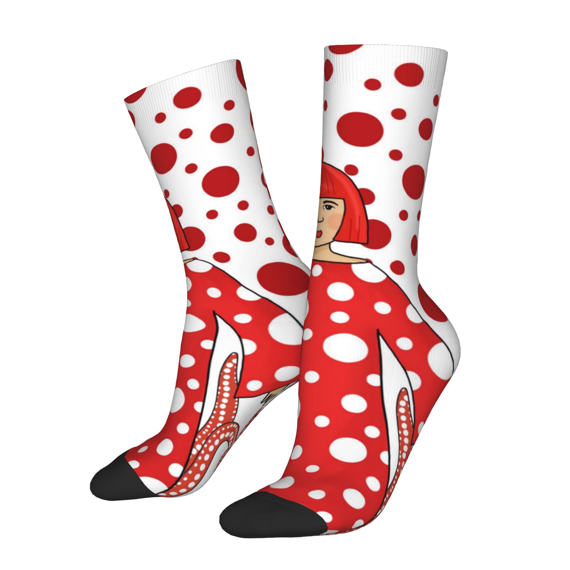Custom Yayoi Kusama  Men Women - Dress Sock Men review and price