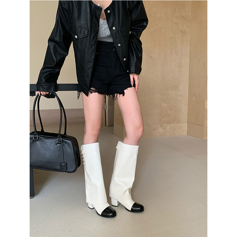 French style small fragrant ro - Knee High Sock Women review and price