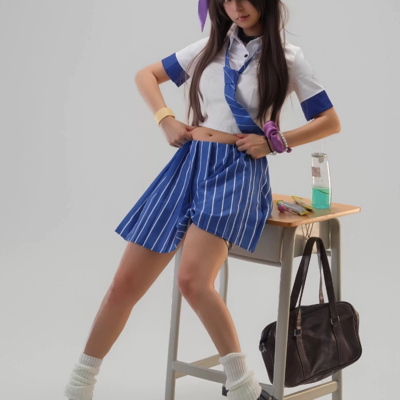 Naga Cosplay Costume JK Unifor - Knee High Sock Women review and price