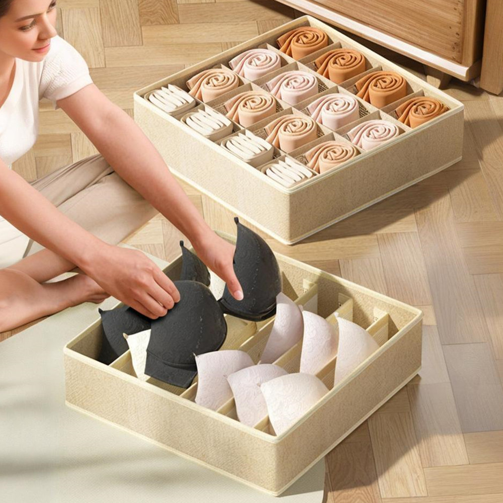 Underwear Storage Box for Bras - Sock Organizer Tray review and price